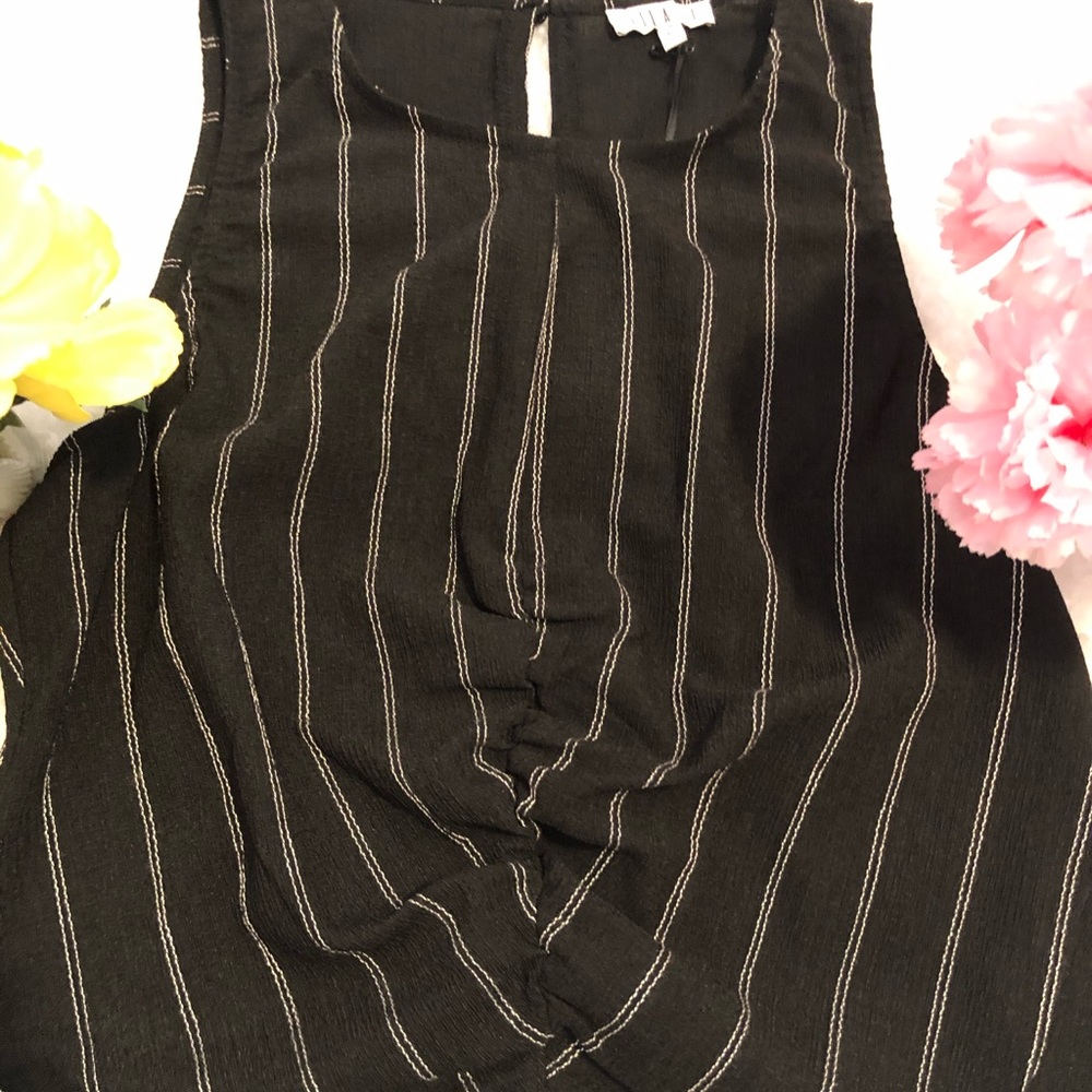 Women’s striped crop top